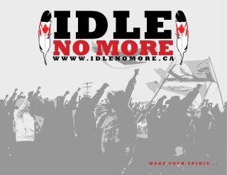 Worldwide Day of Action Called by “Idle No More” Peace Movement Idle-no-more