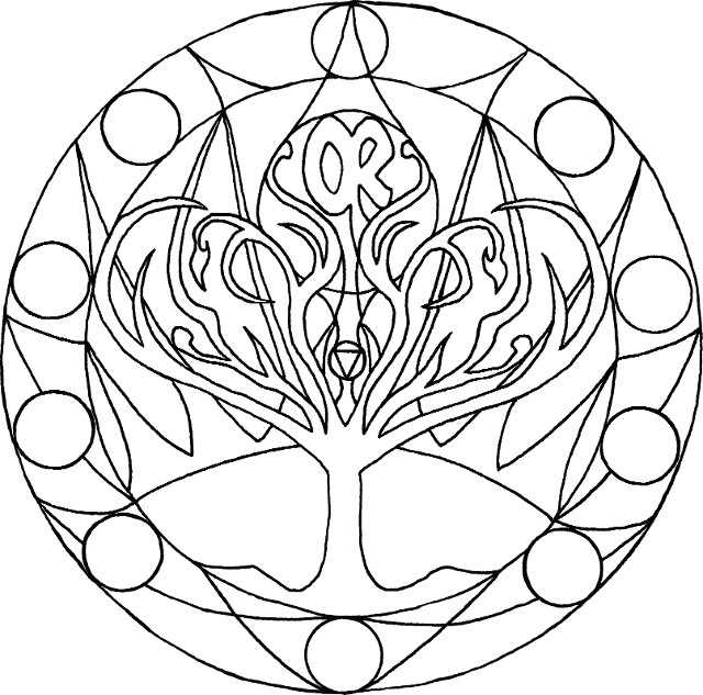 sacral chakra coloring pages - photo #4